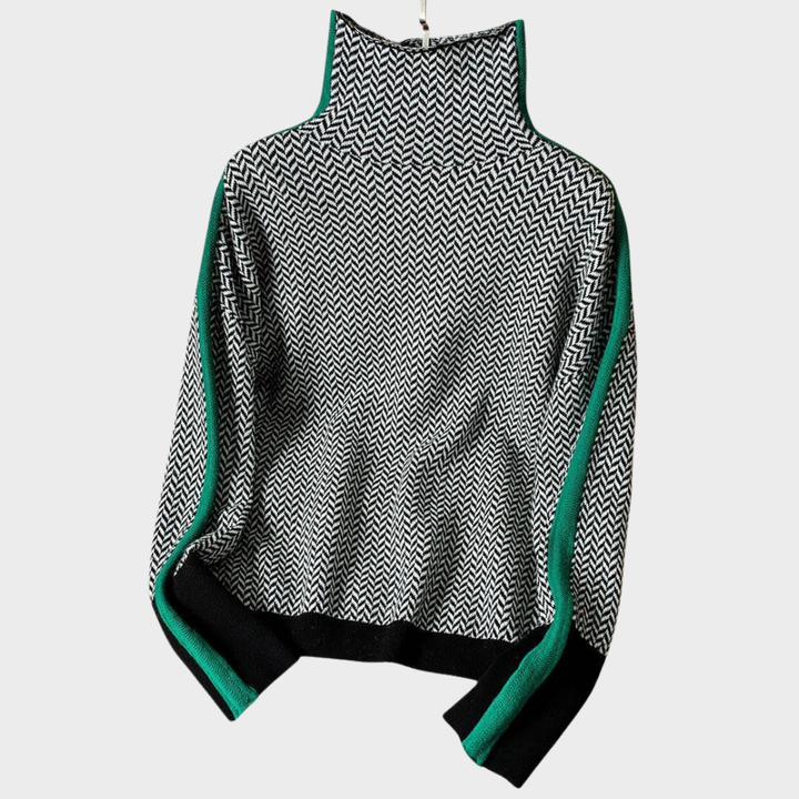 Jessica - Pulover cu guler înalt