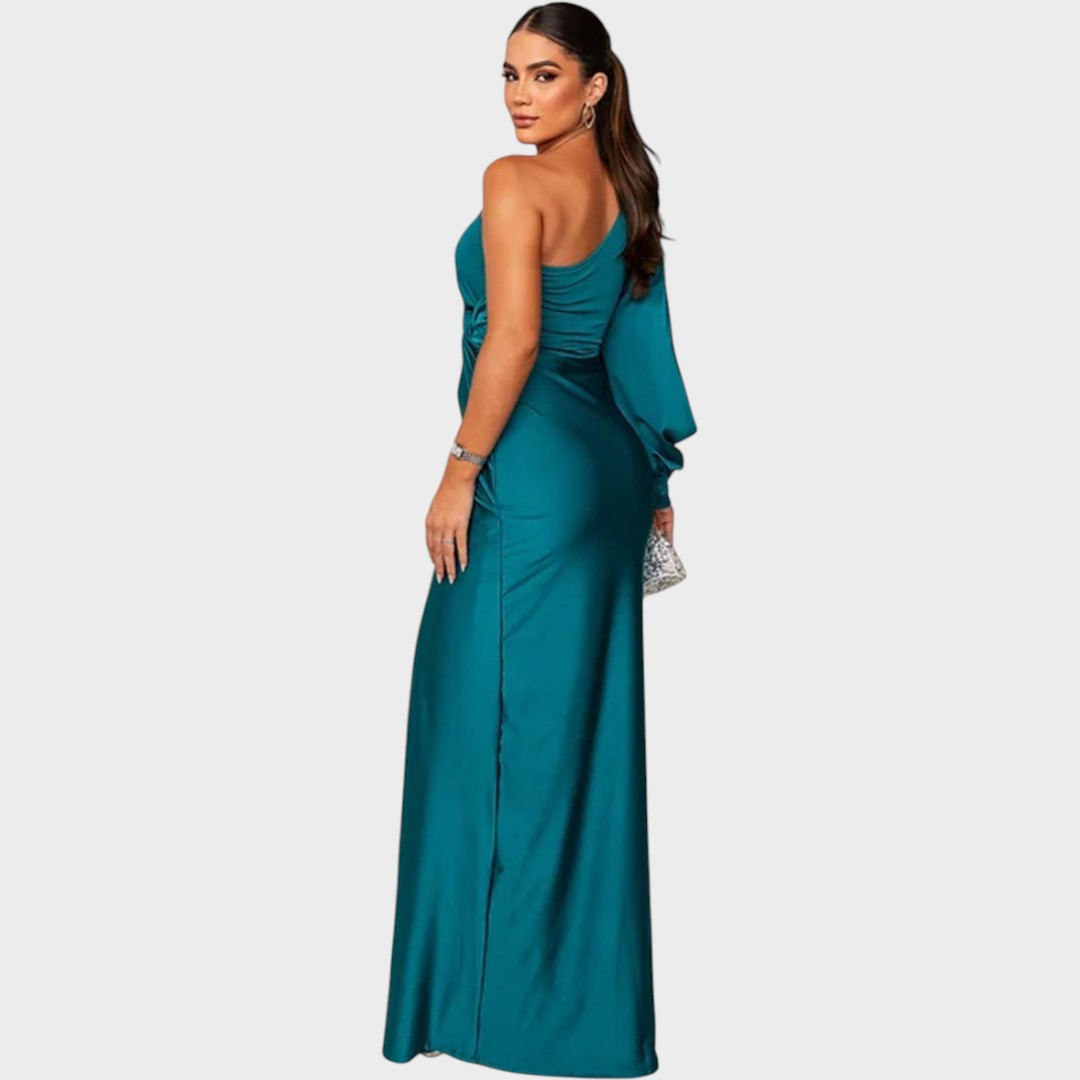 Marika – Rochie elegantă lungă cu un umăr