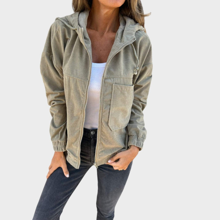 Jagoda™ - Jachetă din cordura cu glugă și fermoar