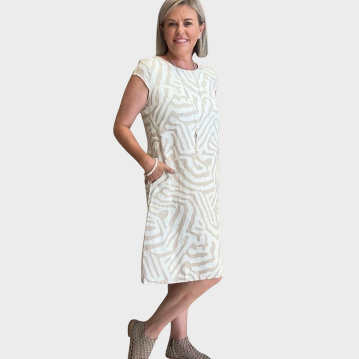 Dora - Rochie de vară cu decolteu rotund