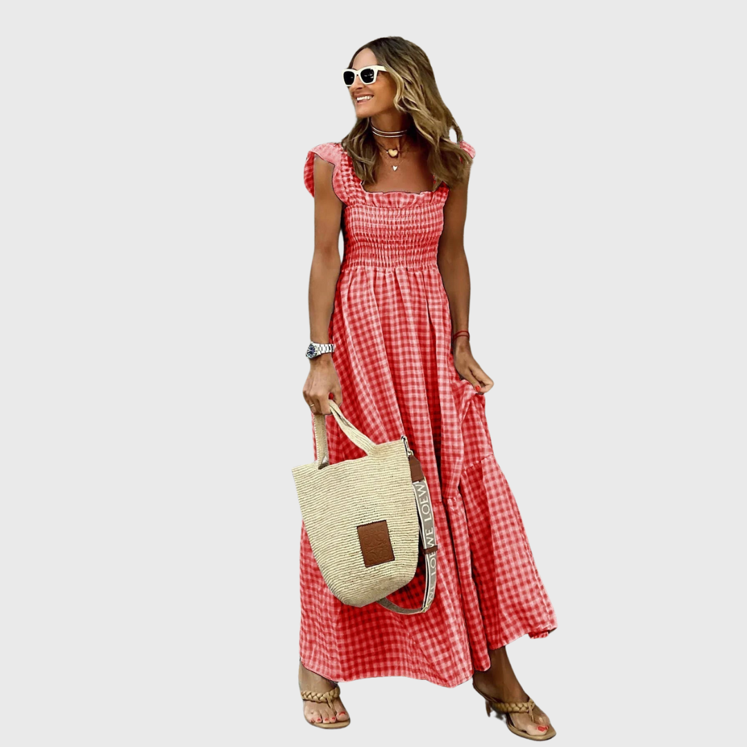 Angela | Rochie cu carouri