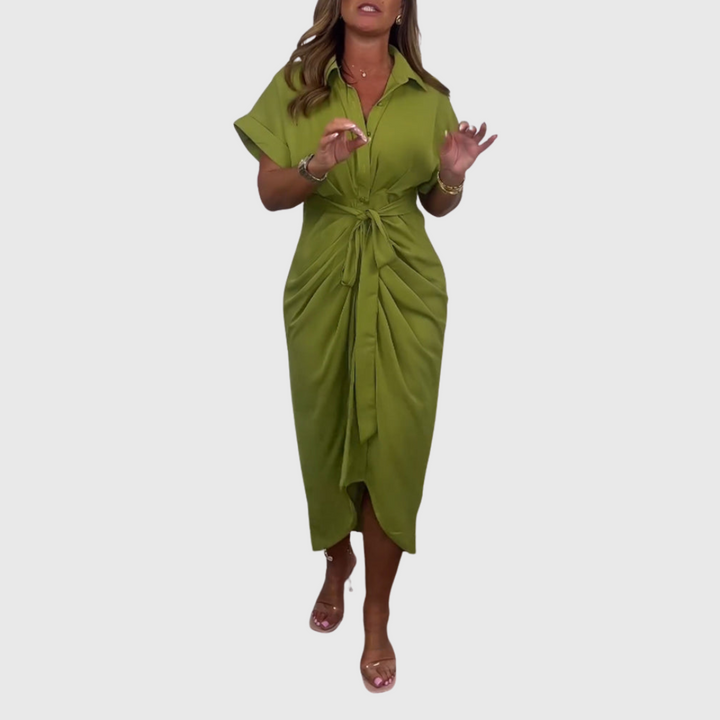 Katarina | Rochie cu fundă fermecătoare