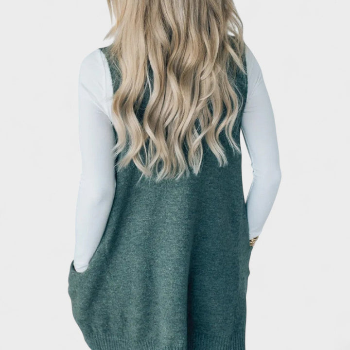 Filipa - Vestă tricotată confortabilă