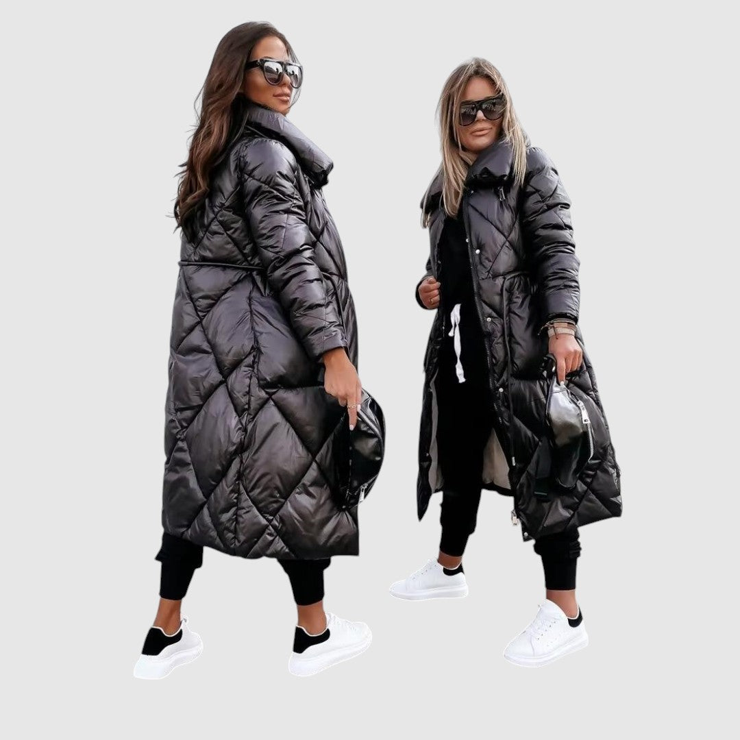 Vesela – Palton lung din puf premium