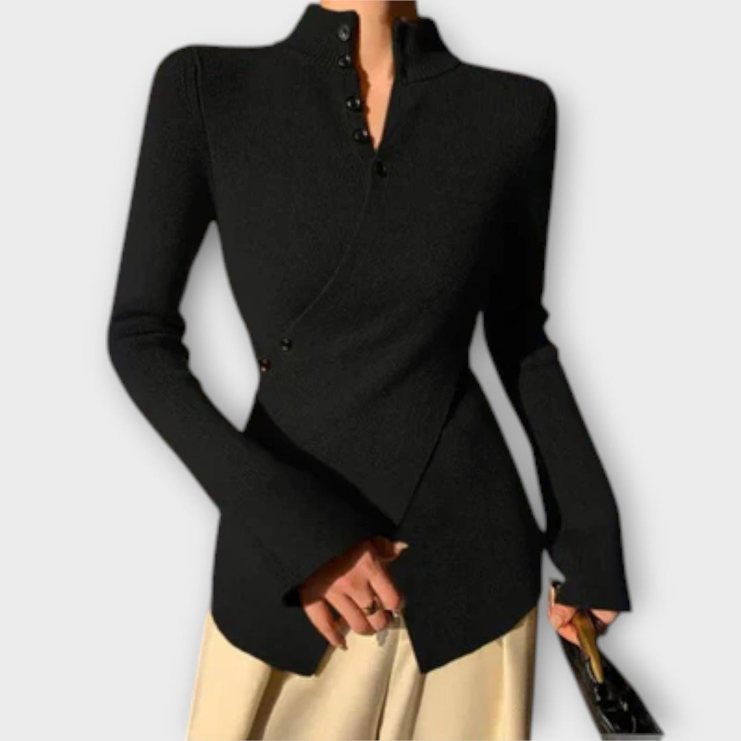 Michiko – Elegantă Pulover Slim Fit Tricotat