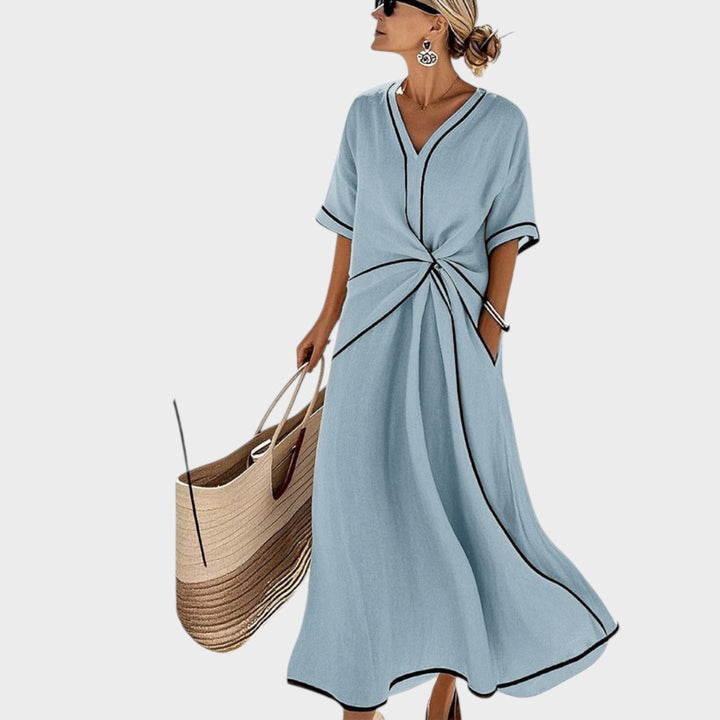 Ema - Rochie de vară cu dungi