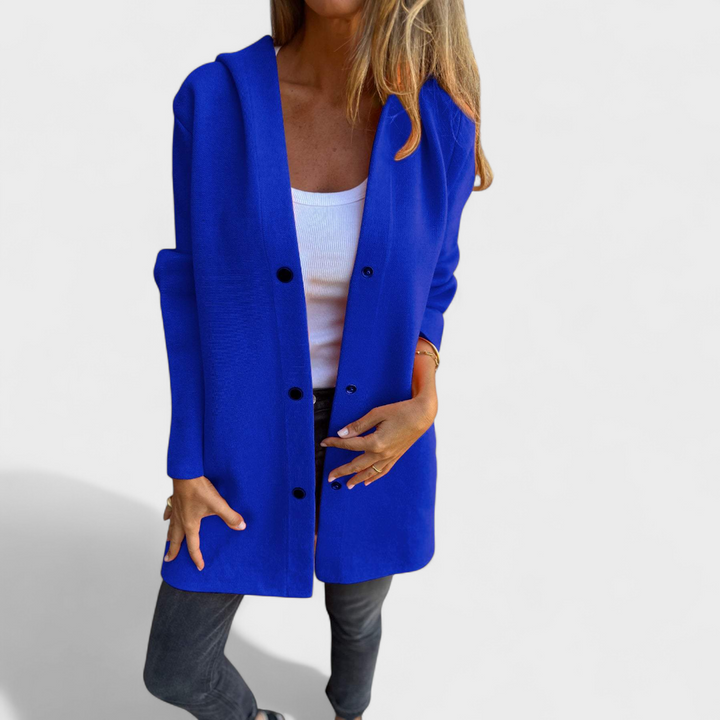 Raina - Palton urban cu glugă