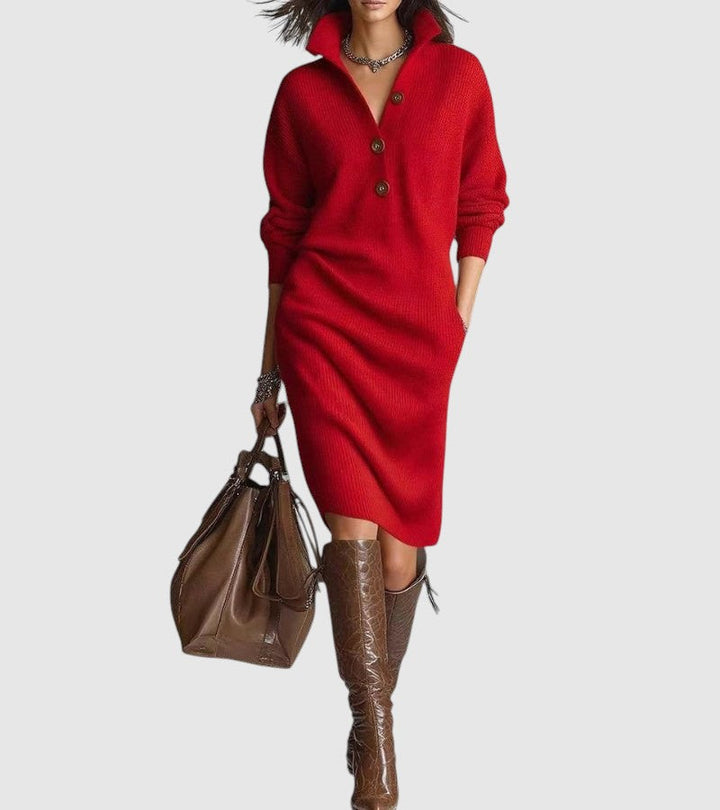 Veselă – Rochie tricotată elegantă