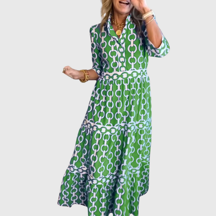 Marina | Rochie cu model mediteranean