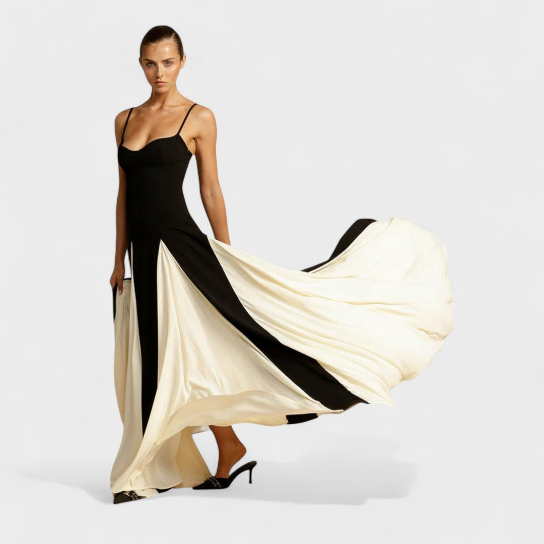 Beatrice – Rochie de Gală Bicoloră