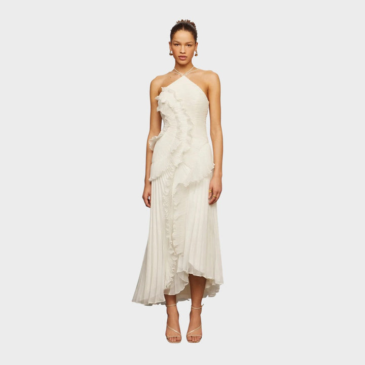 Marina - Rochie Maxi cu Volane