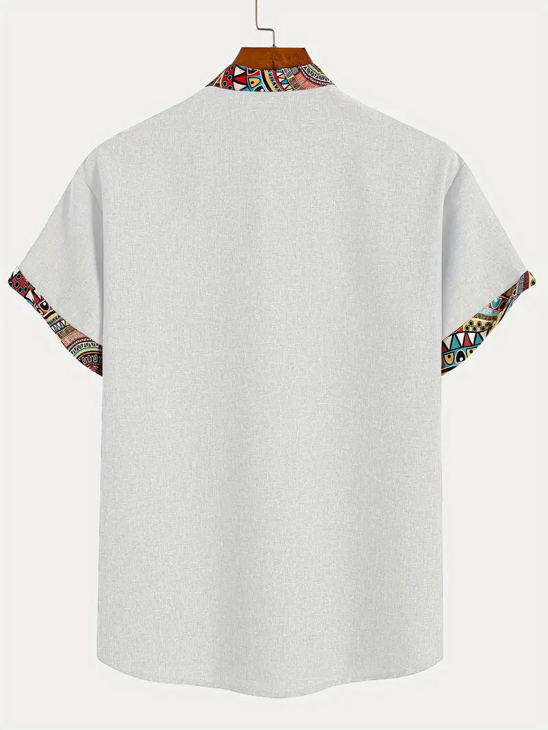 Jeko - Cămașă elegantă cu mâneci scurte