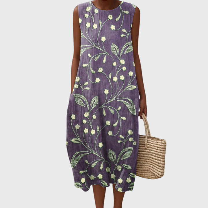 Lara - Rochie colorată relaxantă