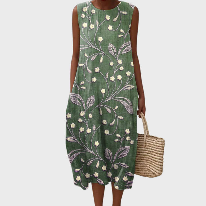 Lara - Rochie colorată relaxantă