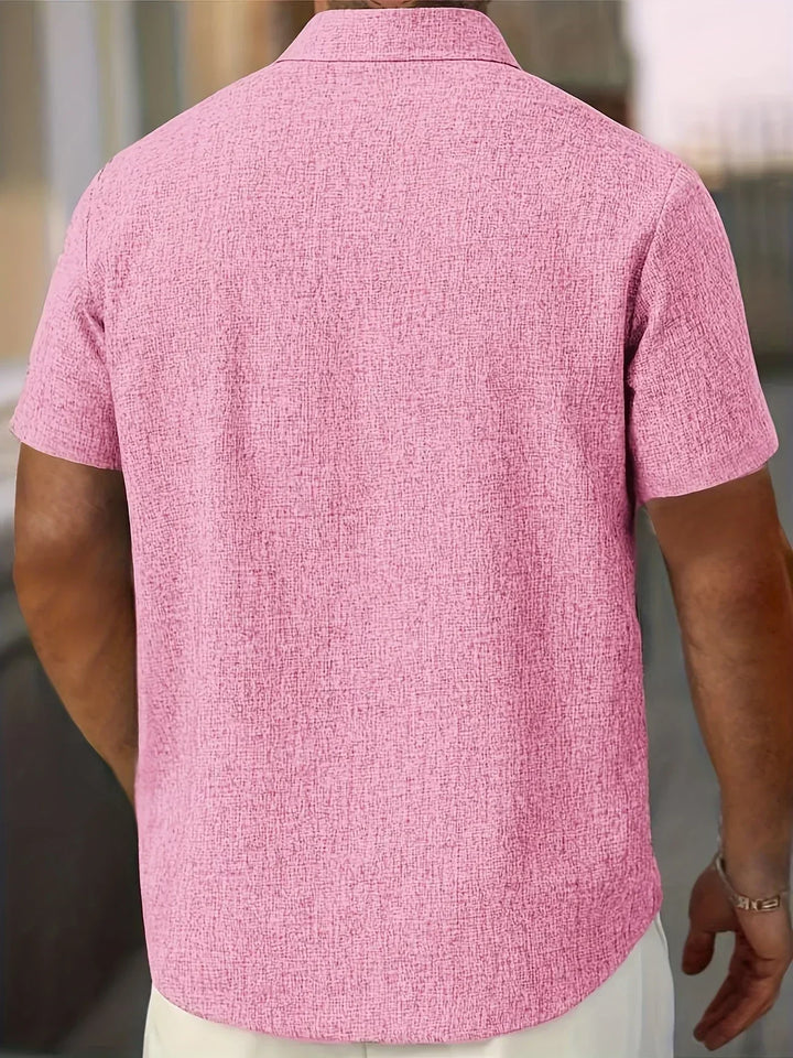 Zdravčo - Cămașă ușoară cu mânecă scurtă din in