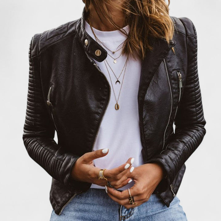 Clara - Jachetă elegantă din piele