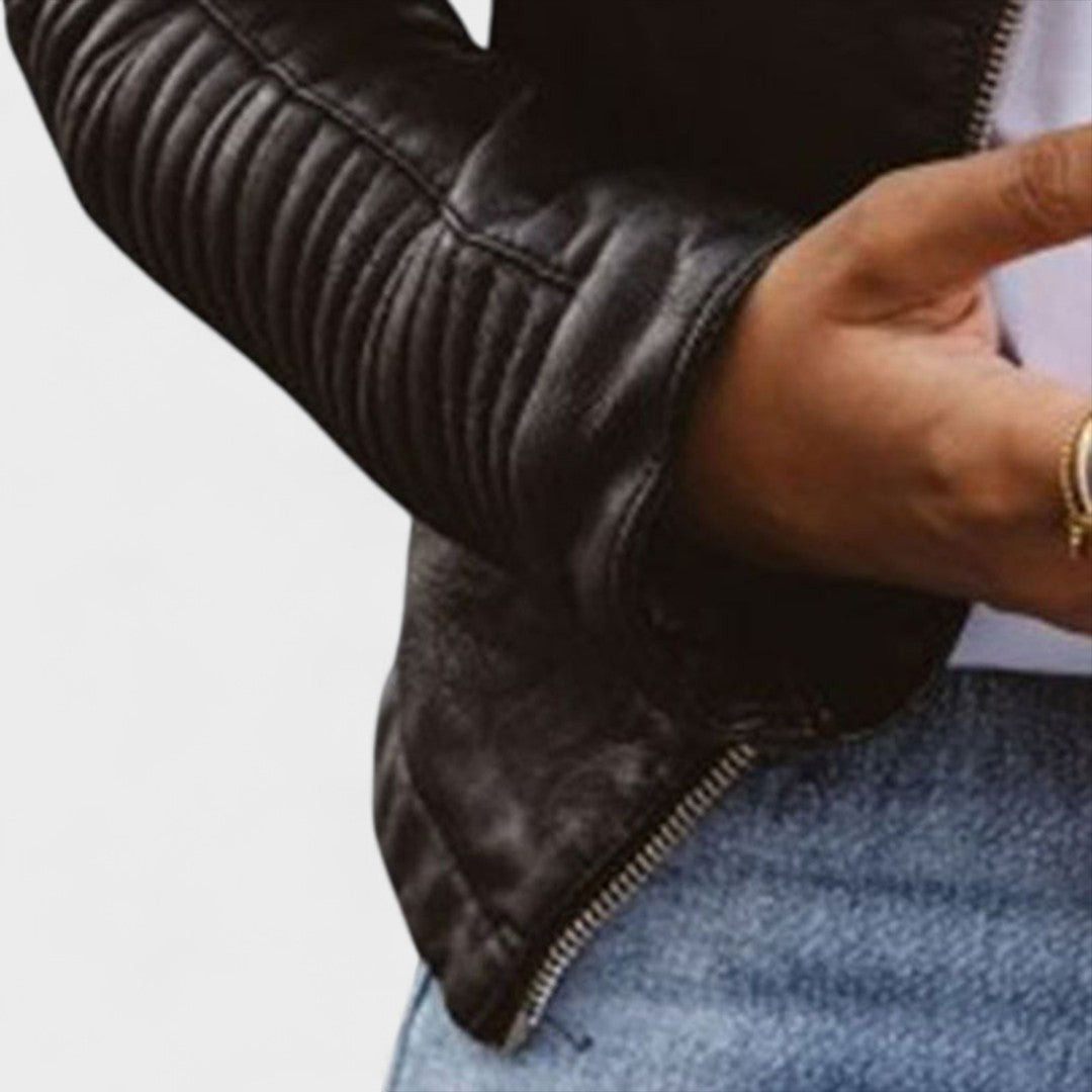 Clara - Jachetă elegantă din piele