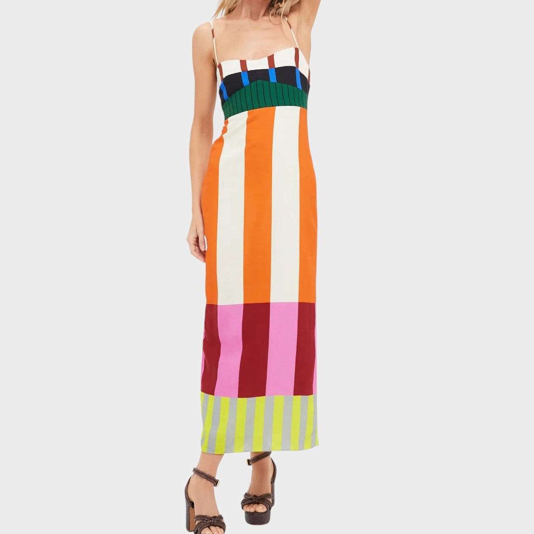 Marta - Rochie lungă în mai multe culori în stil bengalez