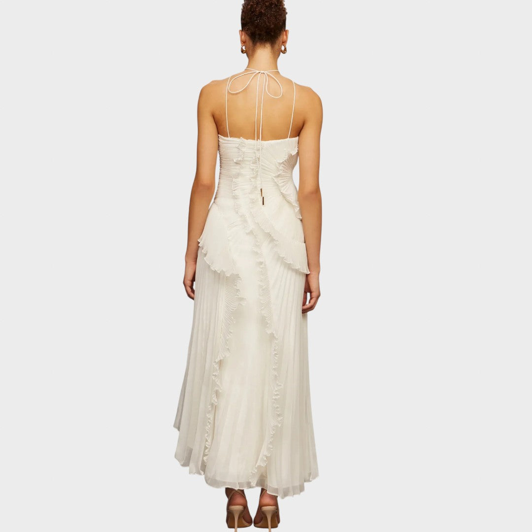 Ema - Rochie lungă cu volane