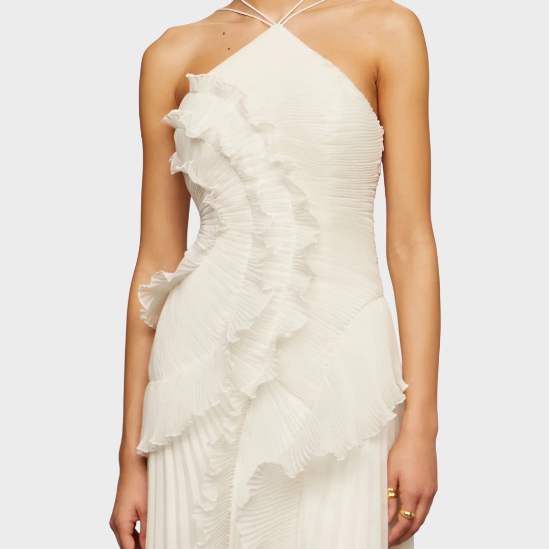 Ema - Rochie lungă cu volane