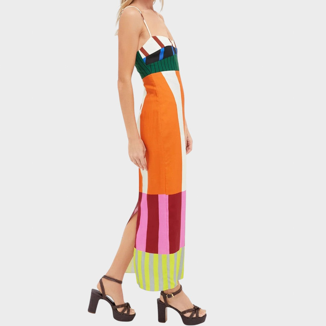 Marta - Rochie lungă în mai multe culori în stil bengalez