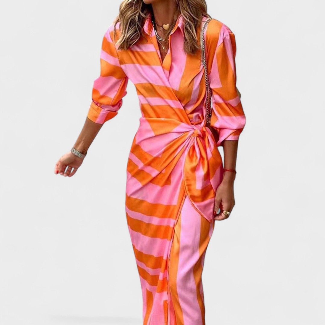 Mateea - Rochie lungă colorată