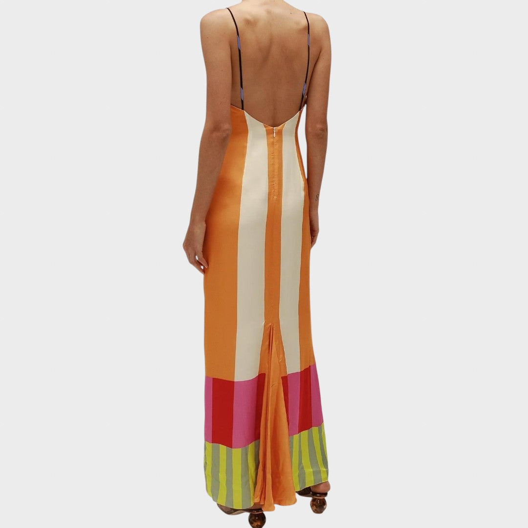 Marta - Rochie lungă în mai multe culori în stil bengalez