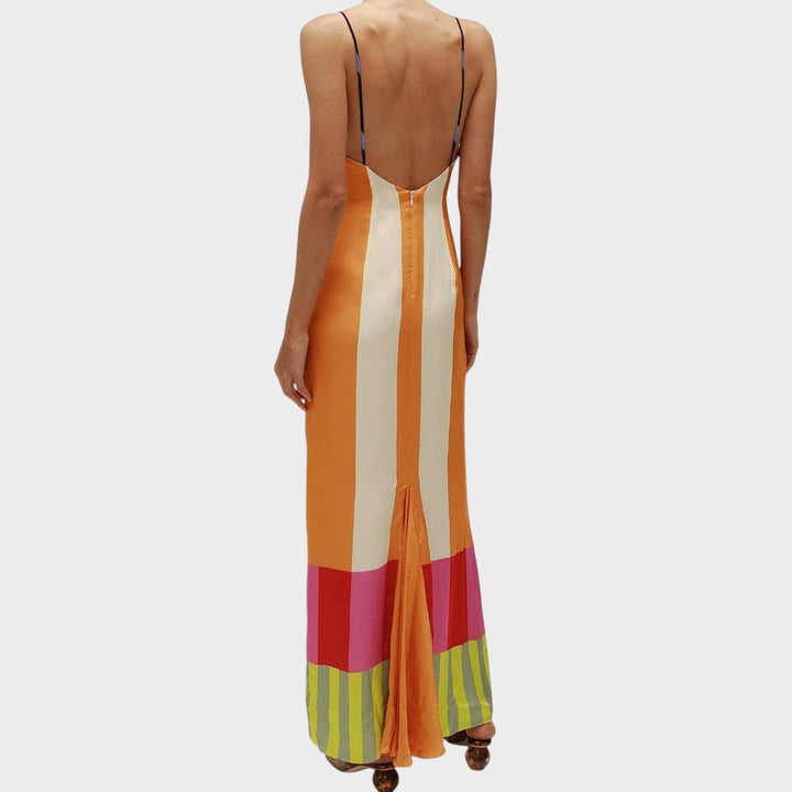 Marta - Rochie lungă în mai multe culori în stil bengalez