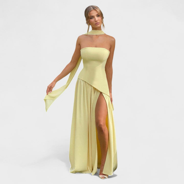 Hana - Rochie lungă cu un design elegant