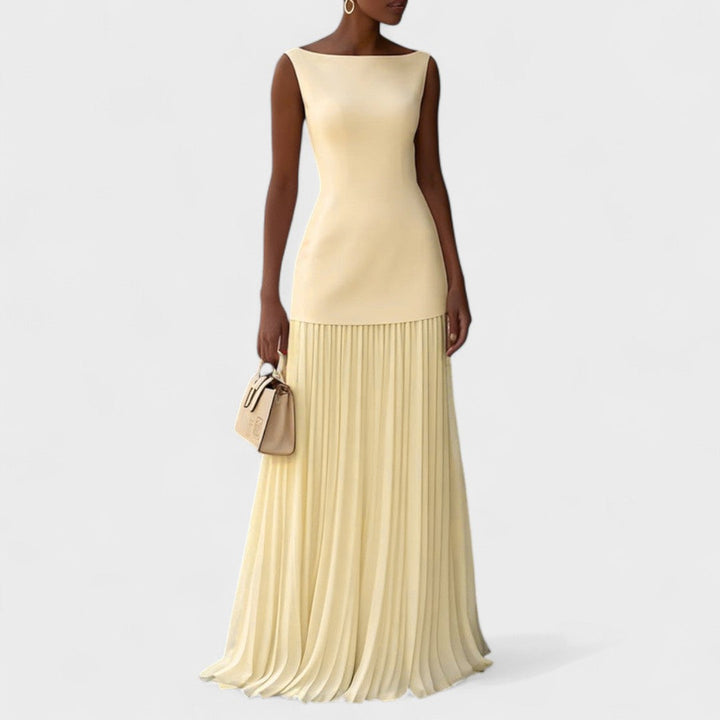 Elena - Rochie lungă de lux fără mâneci