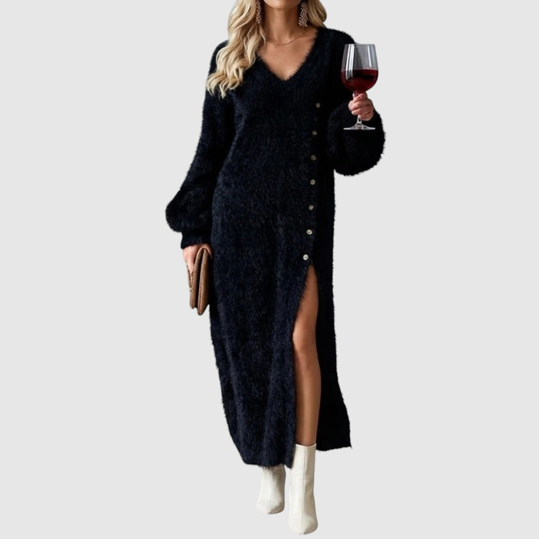 Victoria – Rochie Maxi Pufoasă Luxoasă