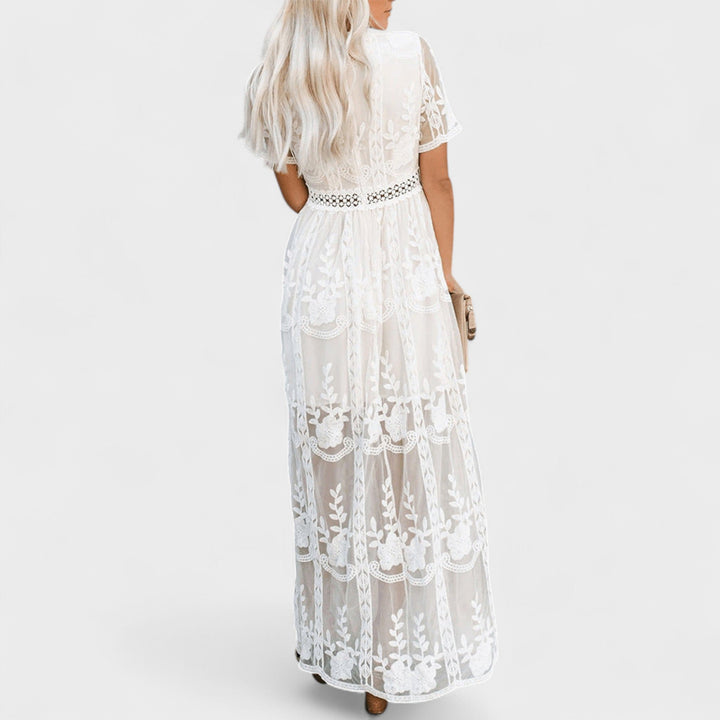 Marinka - Rochie Lungă Boho din Dantelă