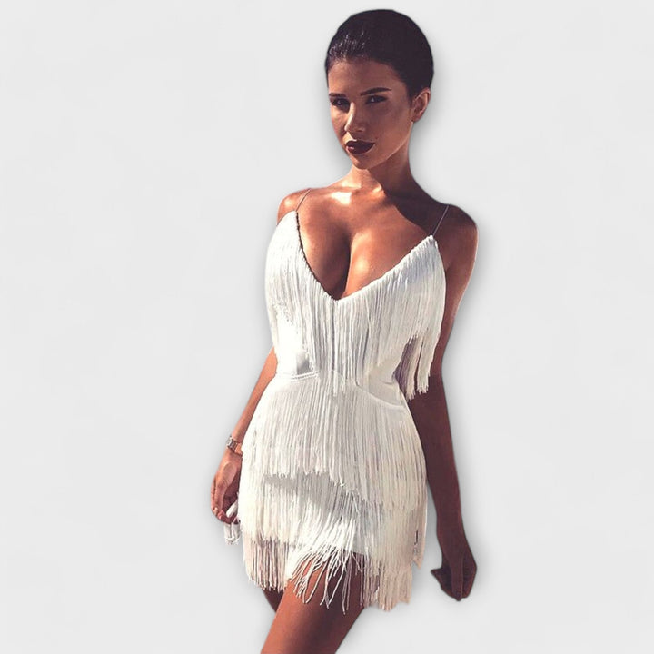 Selena – Rochie pentru Sărbătoare cu Franjuri