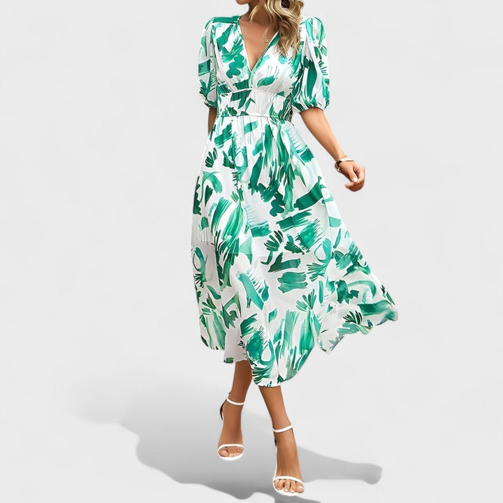 Clara – Rochie Elegantă cu Flori