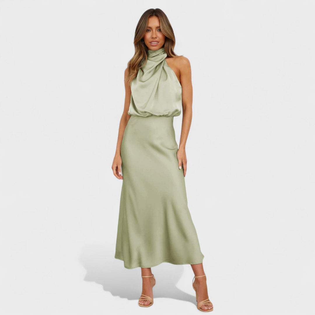 Alda - Rochie Elegantă din Satin