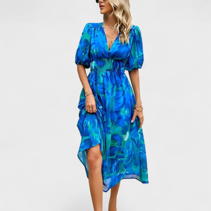 Clara – Rochie Elegantă cu Flori