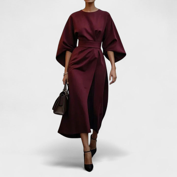 Sandra - Rochie lungă cu curea