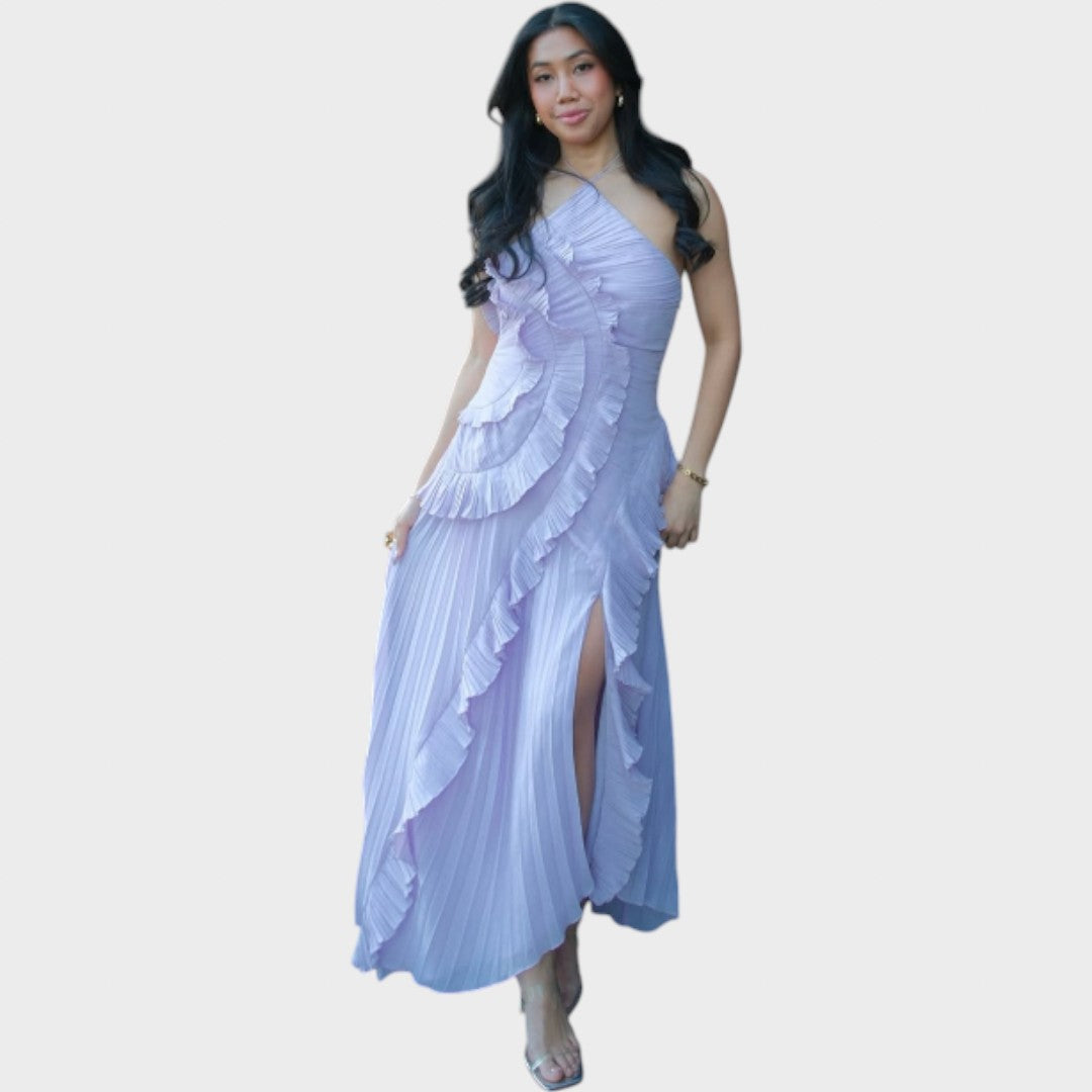 Emma - Rochie lungă cu volane