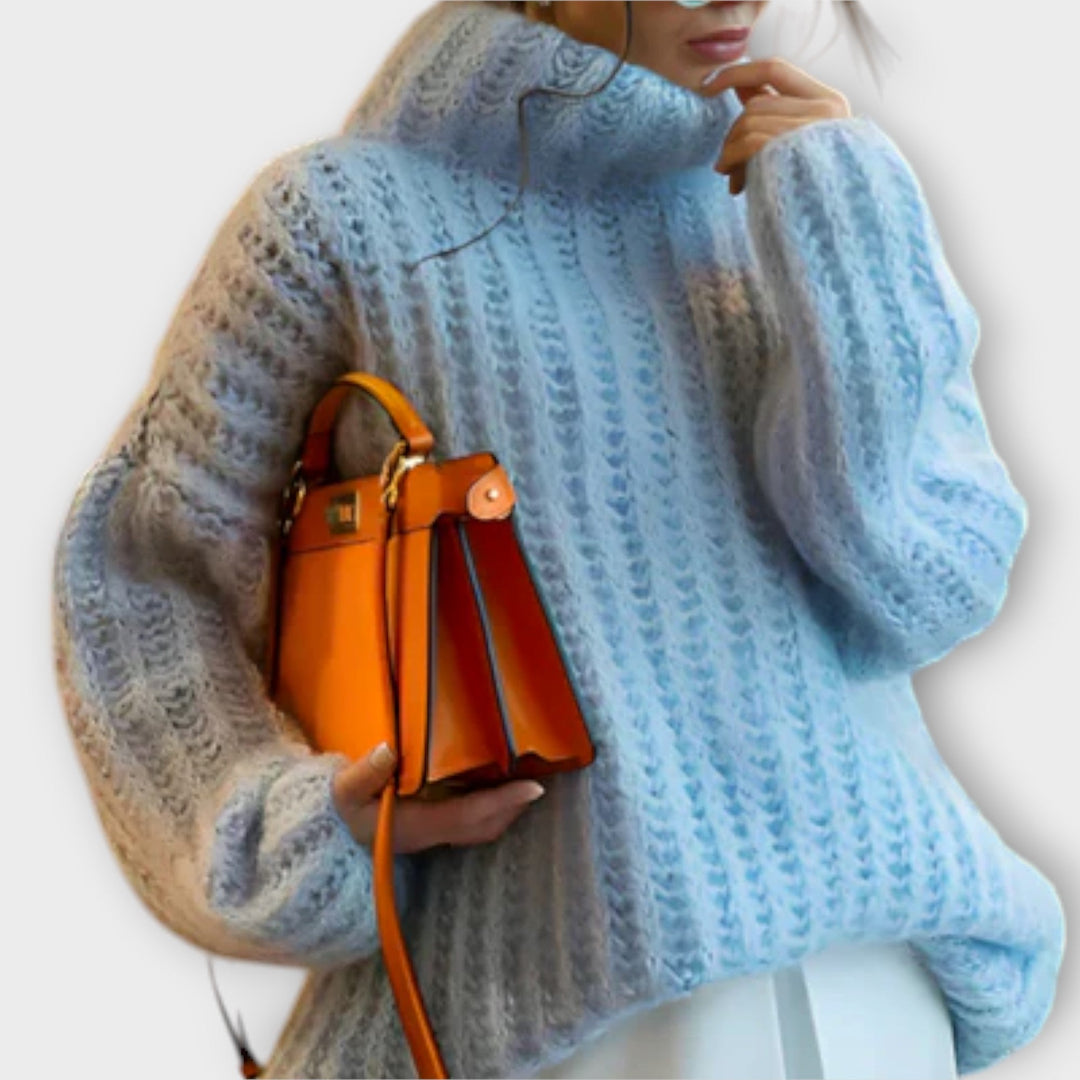 Polina - Bluză moale pentru femei cu mâneci lungi și glugă