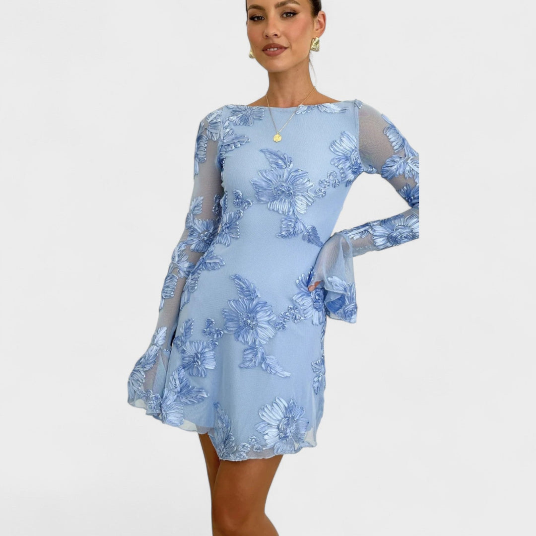 Julia - Rochie cu farmec floral