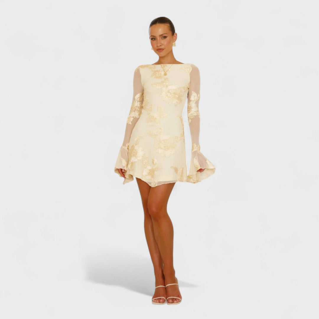 Julia - Rochie cu farmec floral