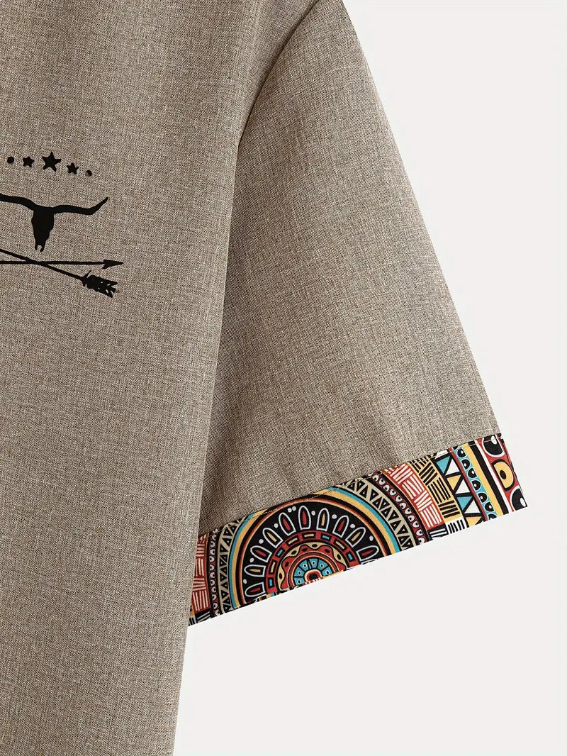 Jeko - Cămașă elegantă cu mâneci scurte