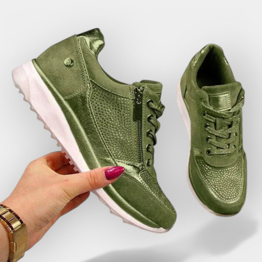 Adidași anatomici cu fermoar