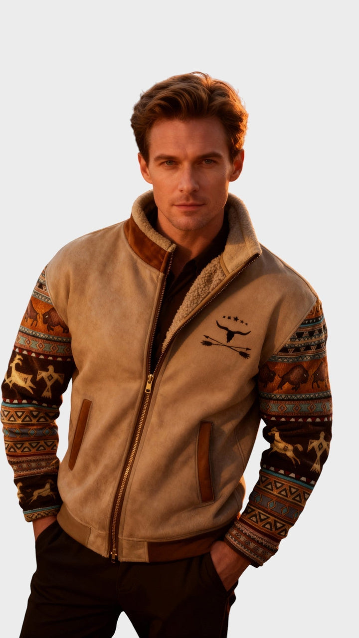 João – Jachetă elegantă din fleece cu căptușeală termică