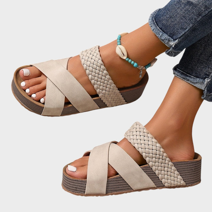 Milena - Sandale ortopedice din piele