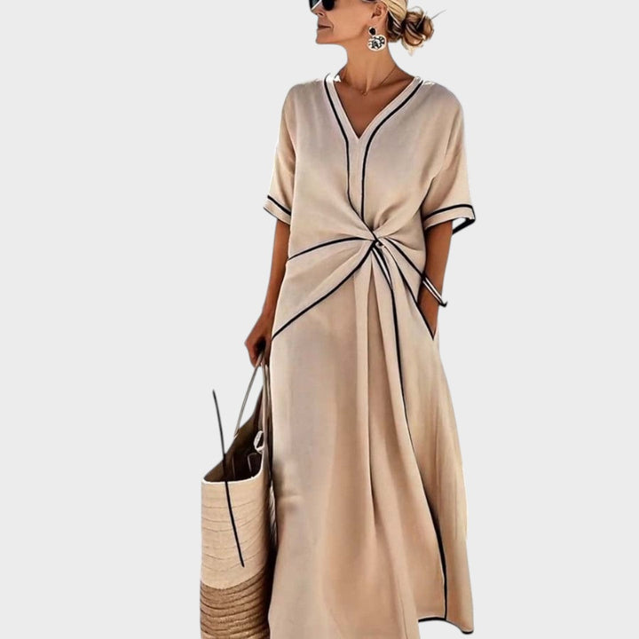 Ema - Rochie de vară cu dungi