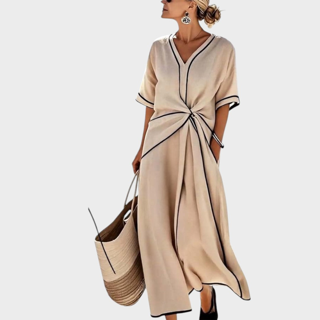 Ema - Rochie de vară cu dungi