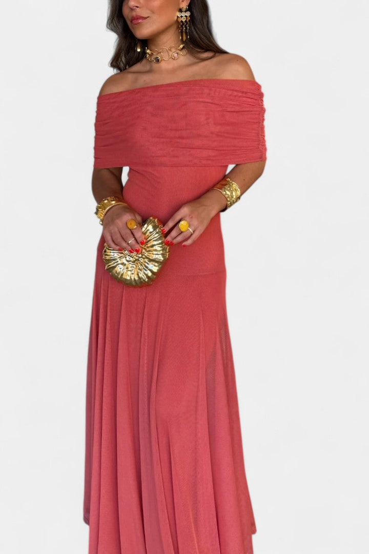 Renata - Rochie maxi cu un umăr