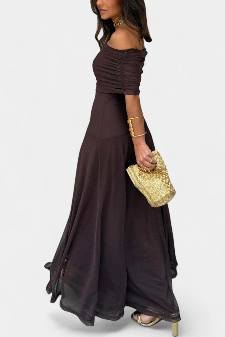 Renata - Rochie maxi cu un umăr