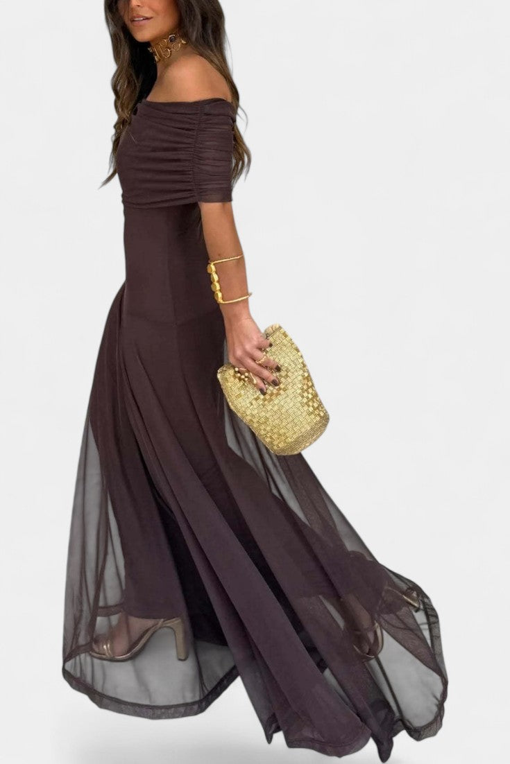 Renata - Rochie maxi cu un umăr